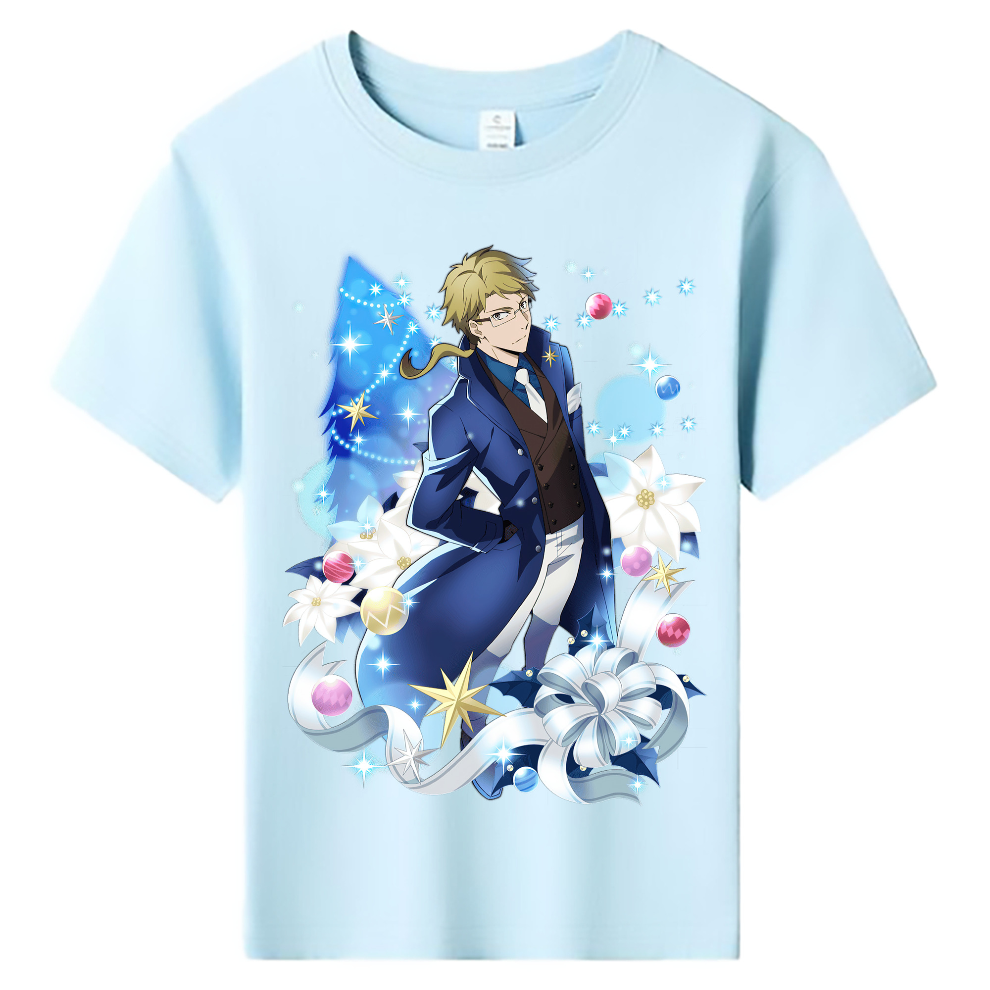 （画像用） 文豪ストレイドッグス Bungo Stray Dogs 綿100％キッズTシャツ（フロントプリント）